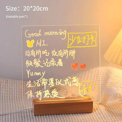 Innovative Writable Night Light Lamp