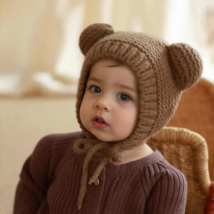 Baby hat Autumn and winter baby woolen hat