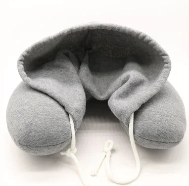 Travel Pillow & Privacy Hoodie